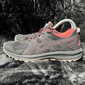Asics Trail Scout 1012A566 Women's 9 Running Shoes Black Pink Athletic Sneakers